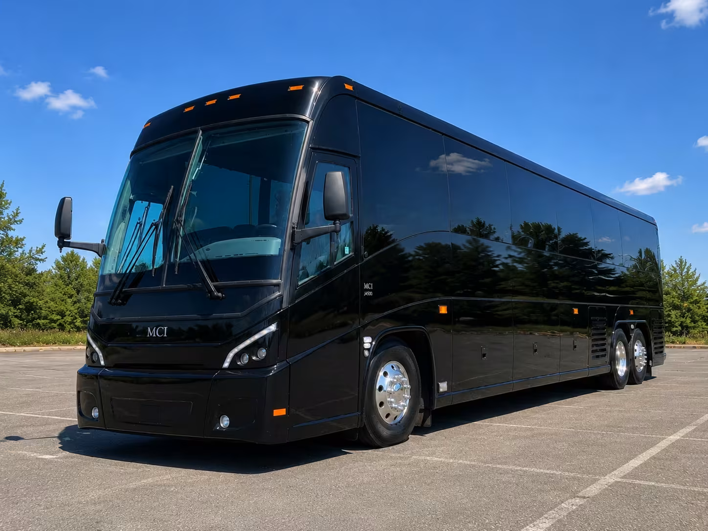56 passenger charter bus