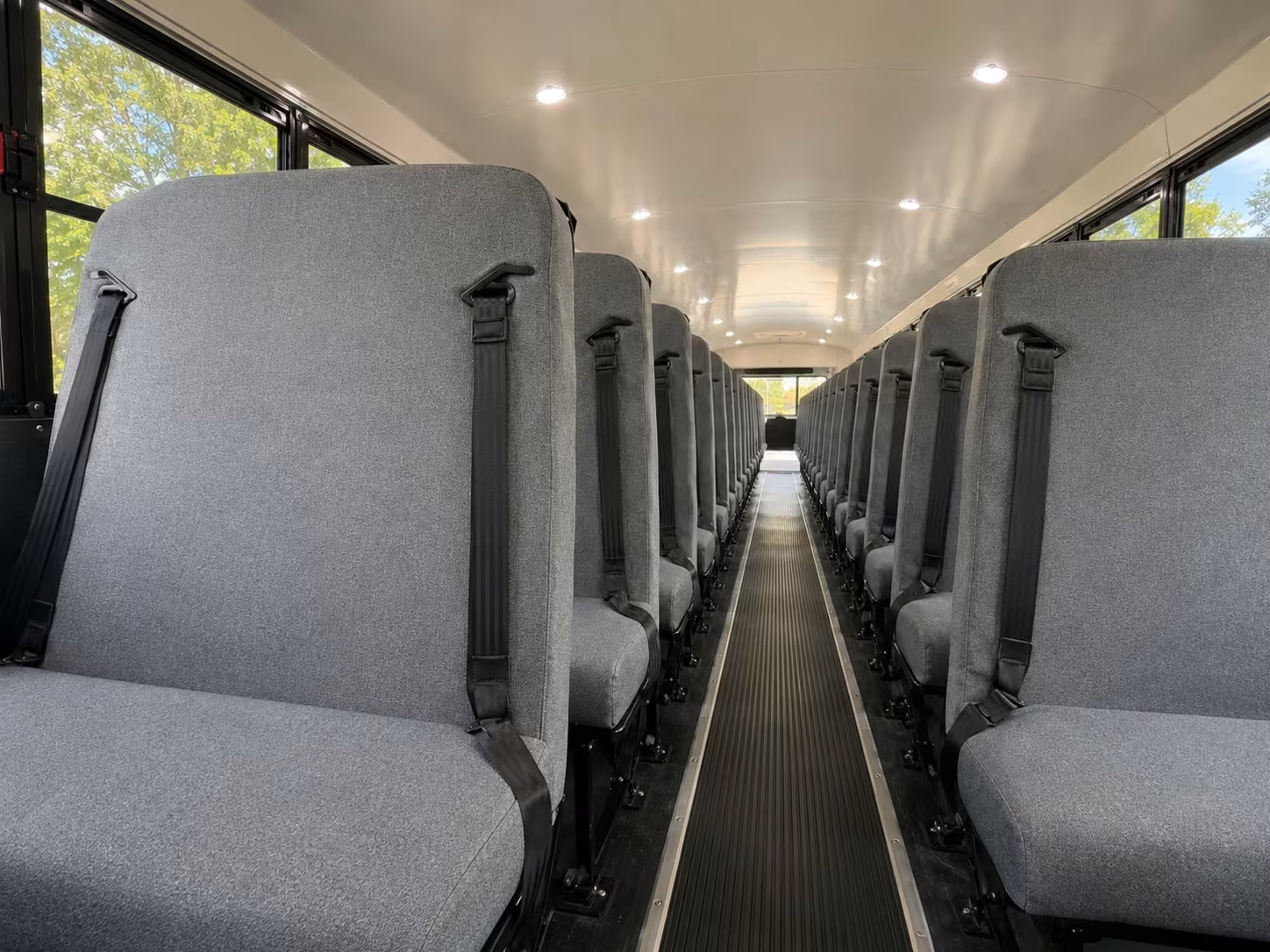 school bus interior