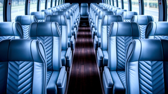 54 passenger charter bus interior cleveland