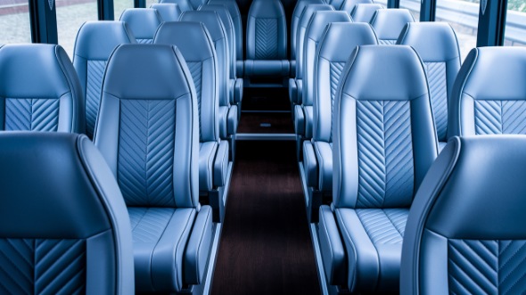 canton 28 passenger minibus inside