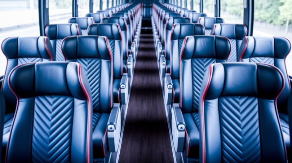 canton 50 passenger charter bus inside