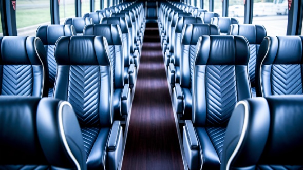 canton 55 passenger charter bus inside