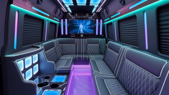 canton sprinter limo rental inside