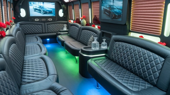 sprinter limo rental interior cleveland